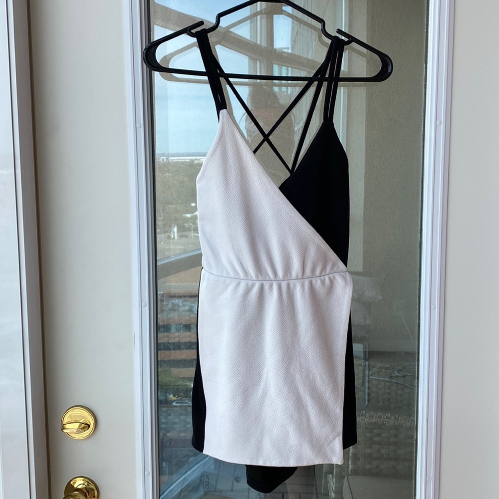 Two tone romper